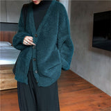 Korean Style Artificial Mink Fur Sweater Coat - WOMONA.COM