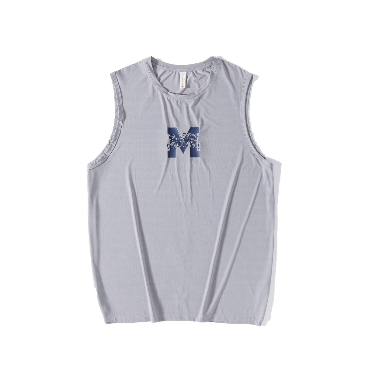 Summer New Letter Print Sleeveless T-shirt Men - WOMONA.COM