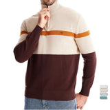 New Color Matching Sweater Men's Clothing - WOMONA.COM