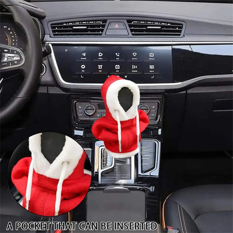 Christmas Hoodie Car Gearshift Cover - WOMONA.COM