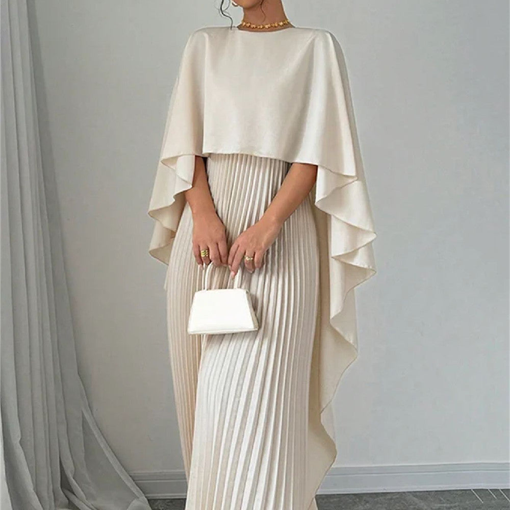 Women's relaxed batwing-sleeve midi dress – product image 1
