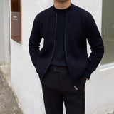 Round Neck Wool Jacket - WOMONA.COM