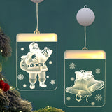 Suction Cup Hanging Lights Christmas Room Decoration - WOMONA.COM