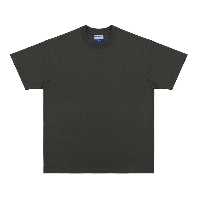 Cotton Solid Color T-shirt For Men And Women - WOMONA.COM