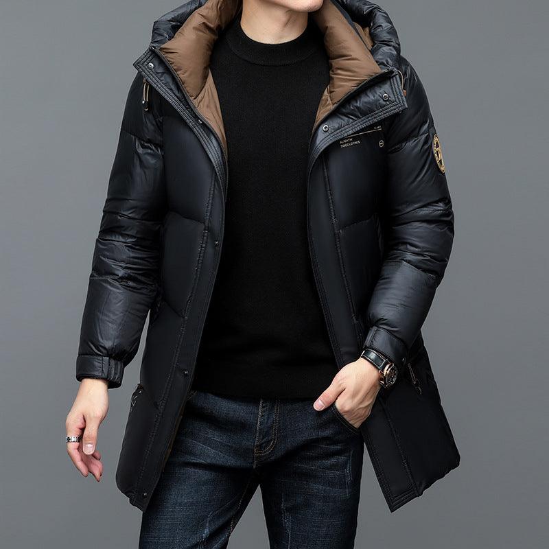 Men's Duck Down Warm Thick Casual Jacket