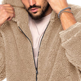 Men's Winter New Double-sided Bejirog Warm Hooded Zipper Casual Jacket Coat