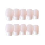 24 Pieces Of French Long Fake Nails - WOMONA.COM