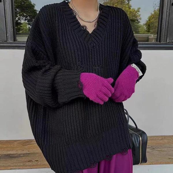 Autumn And Winter New Knitwear Sweater - WOMONA.COM