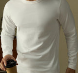 Pure Cotton Basic Style Carbon Brushed Shirt - WOMONA.COM