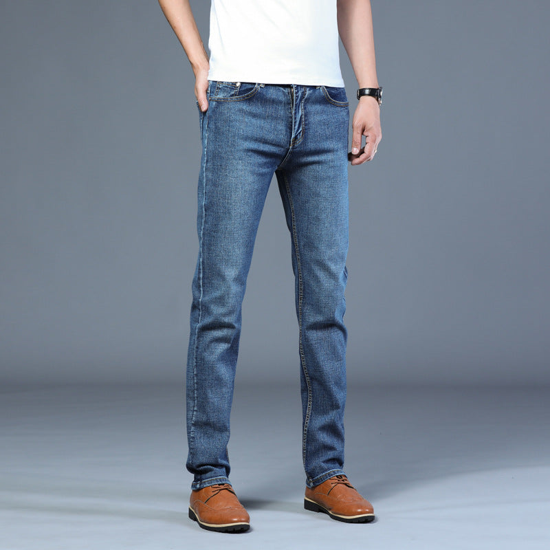 Men's Straight Slim Stretch Jeans