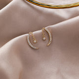 Zircon Moon Xingyue Earrings - WOMONA.COM