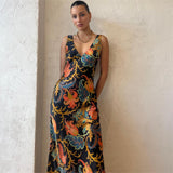 Fashion Sexy Print Dress Long Dress - WOMONA.COM