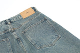 Distressed Washed Loose Jeans For Men - WOMONA.COM