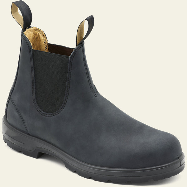 Botas Martin de piel estilo retro de color neutro para hombre