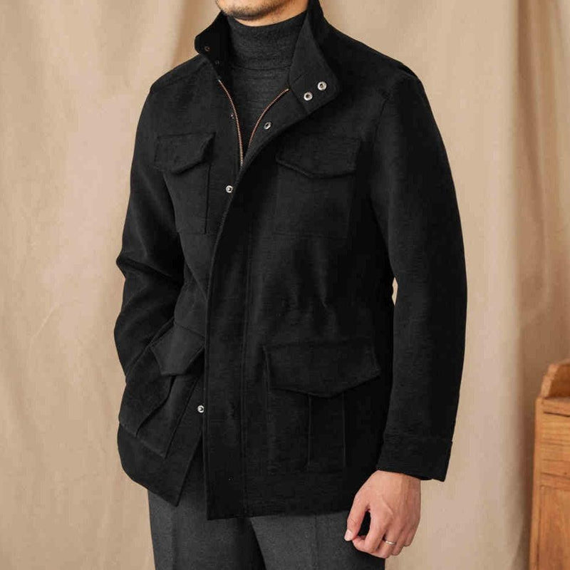 Multi-pocket Safari Vintage Coat