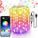 APP Light String Mobile Phone Bluetooth USB Copper Wire Music - WOMONA.COM