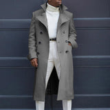 British Loose Coat Mid-Length Trench Coat - WOMONA.COM