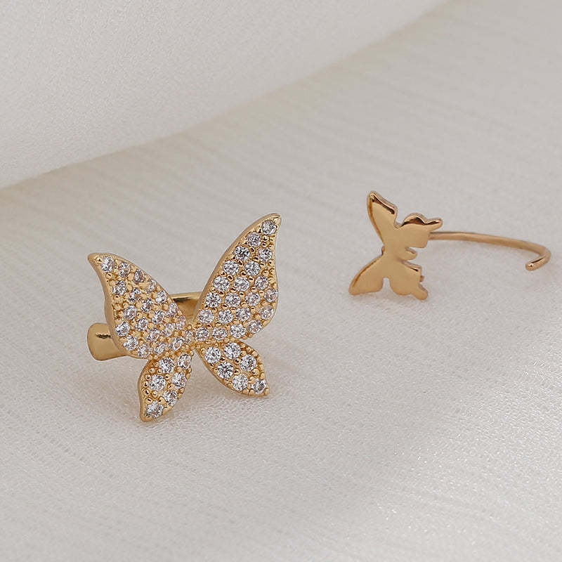 Minority Design Micro-zircon Bow Earrings - WOMONA.COM