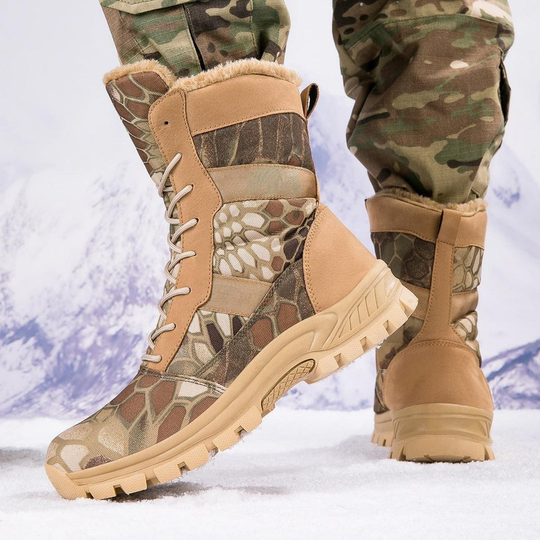 Winter Plush Thermal Cotton Boots Outdoor - WOMONA.COM