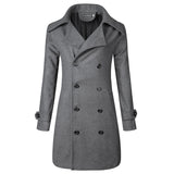 Double Breasted Mid-length Trench Coat