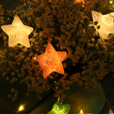 Christmas Cracked Star Lights String Ball Lights - WOMONA.COM