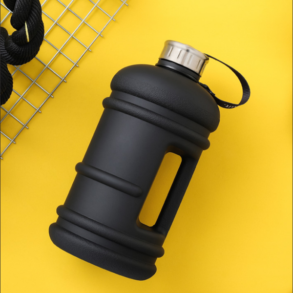 Fitness water bottle 1.3L large capacity scale sports - WOMONA.COM