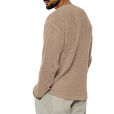 European And American V-neck Sweater Men's