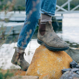 Farbe Neutral Stiefel Retro Leder Martin Männer