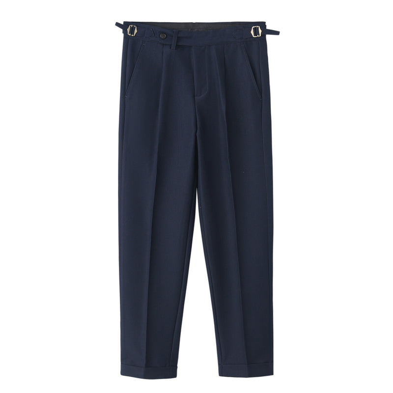 Business Casual Texture All-match Straight-leg Pants For Men - WOMONA.COM