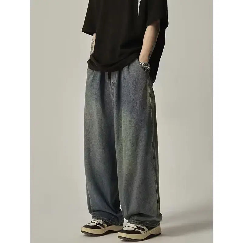 Jeans Japanese Style Large Size Loose Street - WOMONA.COM