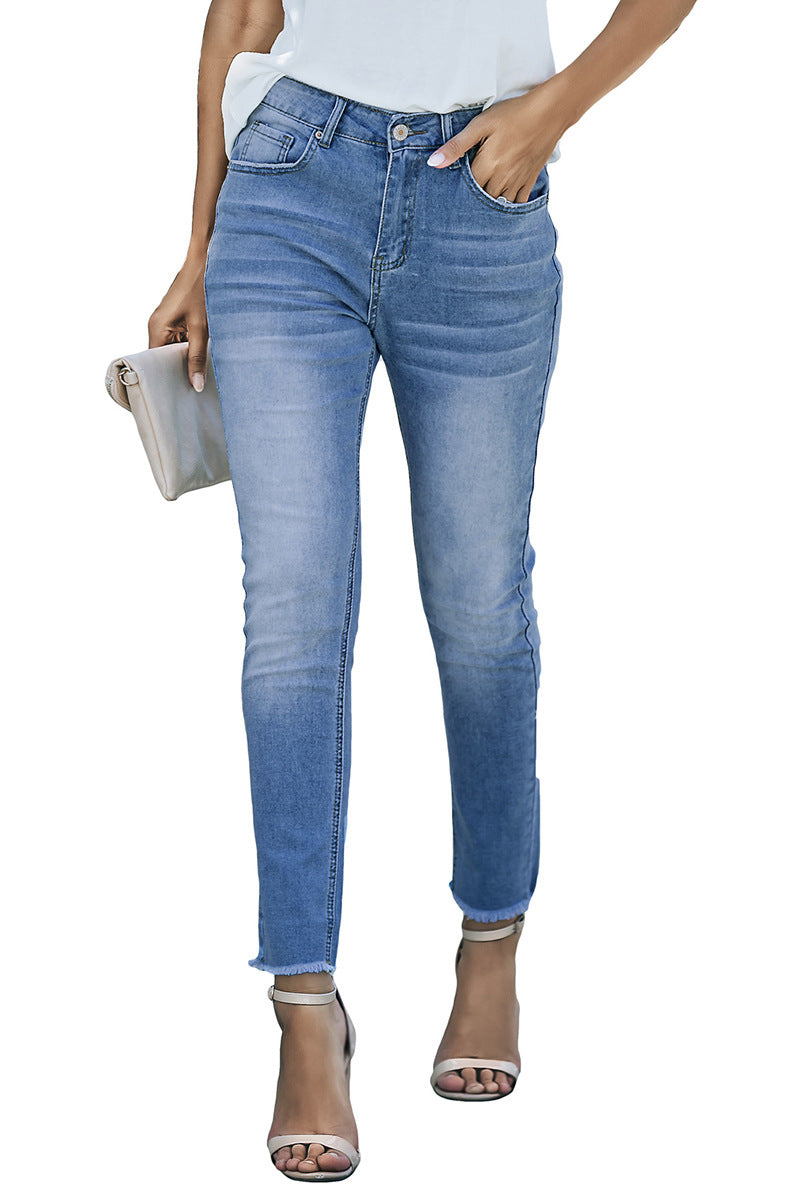 Washed Jeans For Women - WOMONA.COM