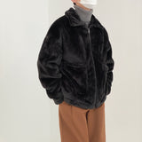 Men's Winter Thickened Vintage Velvet Warm Jacket - WOMONA.COM