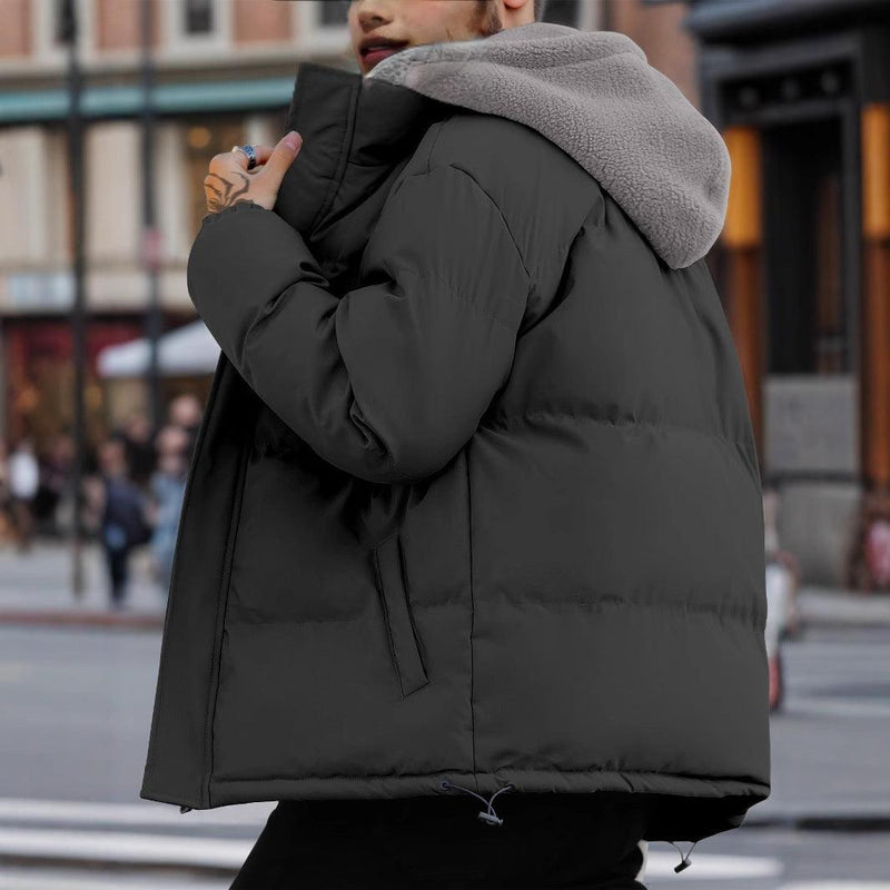 Chaqueta de plumón gruesa y resistente al viento para esquí de hombre