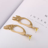 Personality Tassel Zinc Alloy Earrings - WOMONA.COM