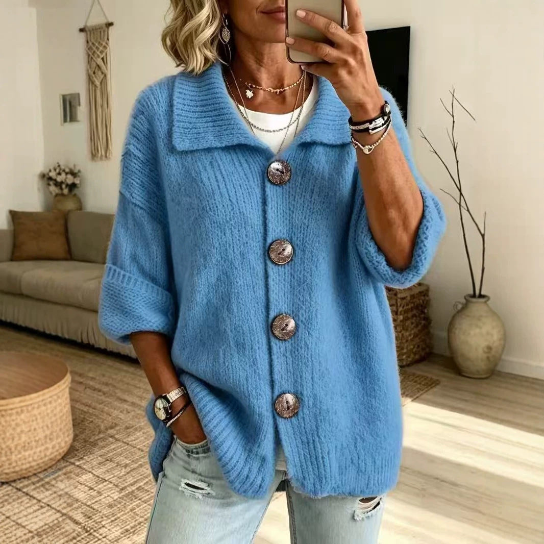 Women's Button-Down Knit Cardigan