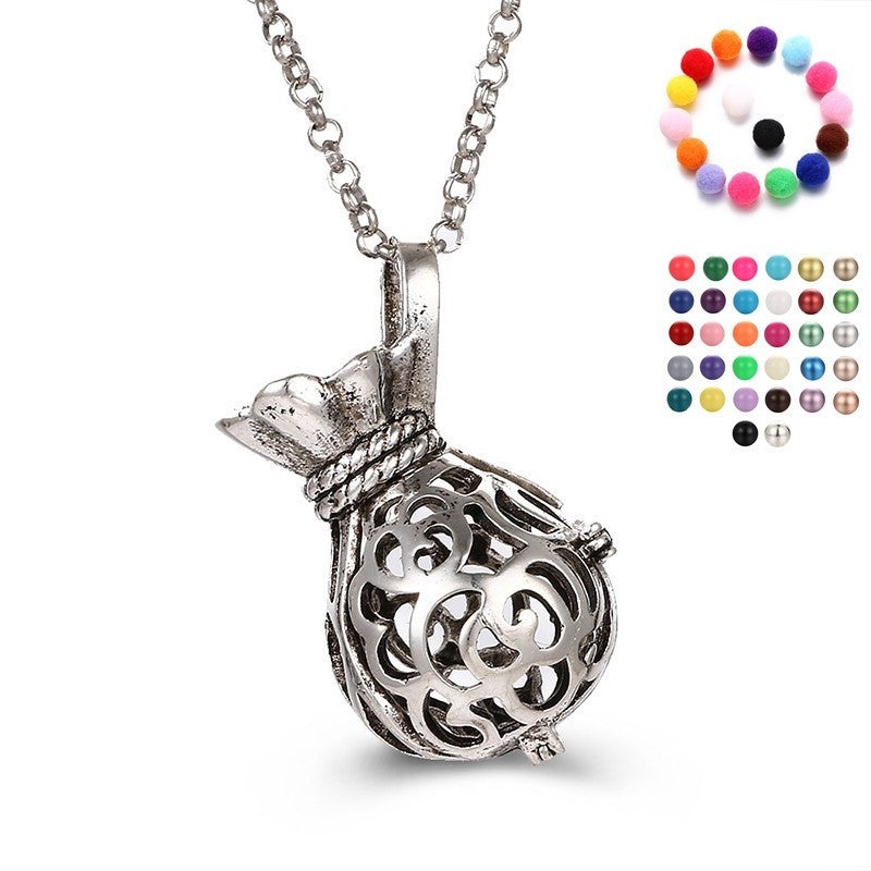 Maternity Lyre Bead Necklace Aromatherapy Necklace - WOMONA.COM