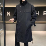 Chinese Trench Coat Men Spring And Autumn Simple Senior Sense - WOMONA.COM