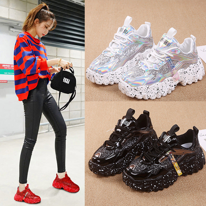 Platform heightened sneakers - WOMONA.COM