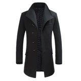 Men's woolen overcoat