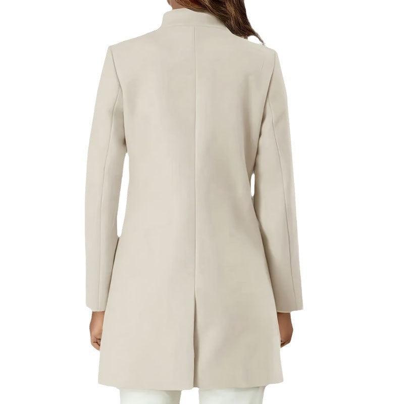 Temperament Slim Fit Elegant Woolen Coat