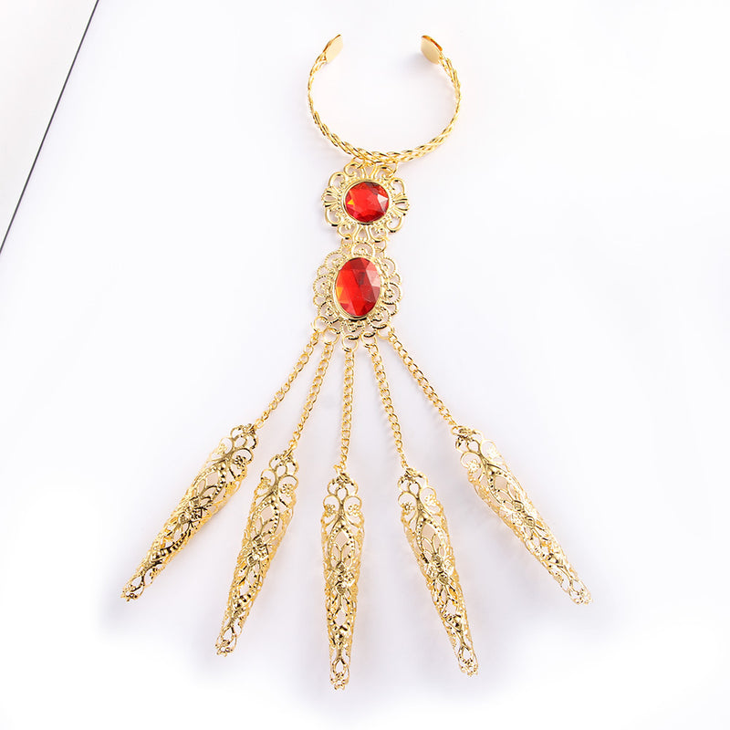 Famous Ethnic Style Ancient Belly Dance Set Dance Props Nails - WOMONA.COM