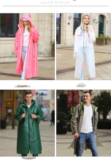 Adult raincoat long