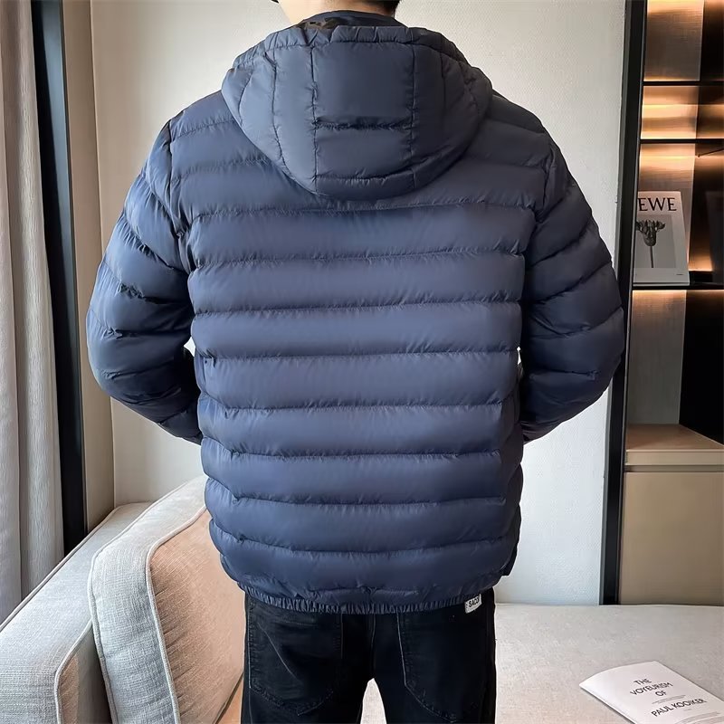 Thickened Cotton-padded Down Hoodie Padded Coat - WOMONA.COM