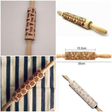 Rolling Pin Christmas Embossing - WOMONA.COM