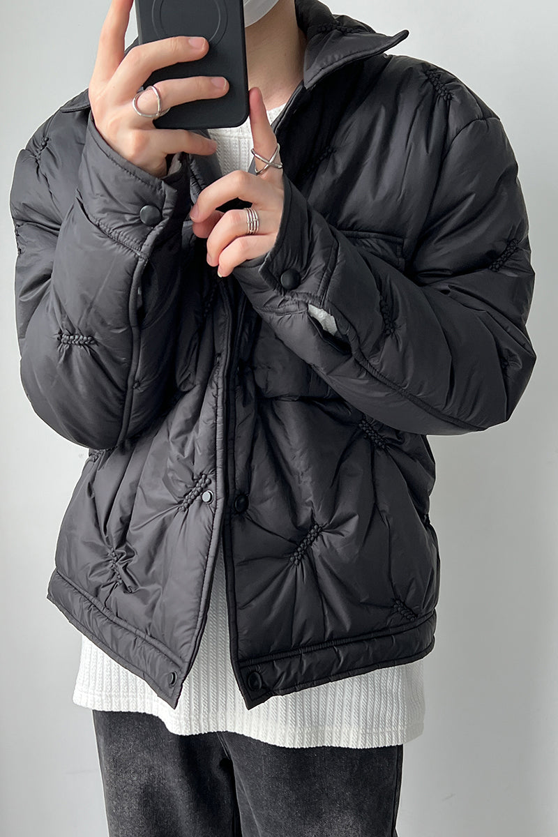 Small Fragrant Wind Cotton-padded Jacket - WOMONA.COM