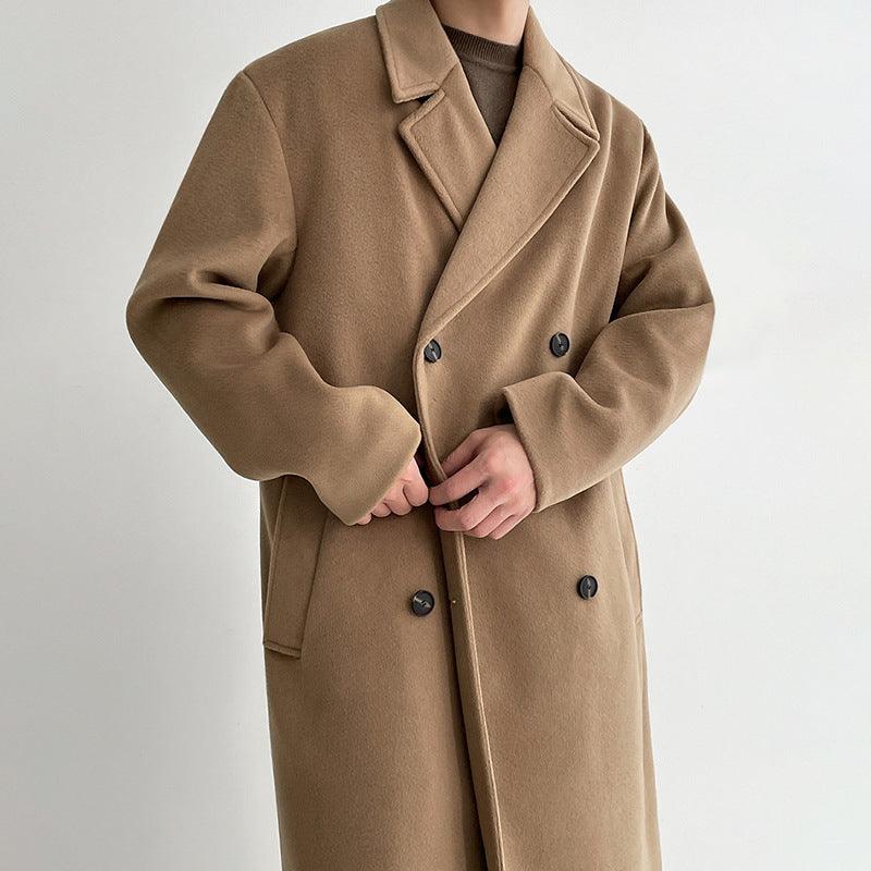 Men's Mid-Length Korean-Style Overcoat