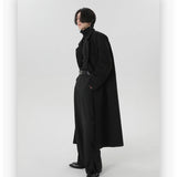 Korean Style Long Woolen Coat Winter