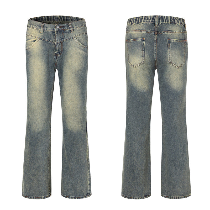 American High Street Slightly Flared Jeans Men - WOMONA.COM