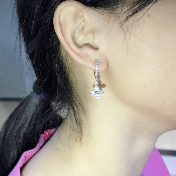 Women's Group Diamond Earrings - WOMONA.COM