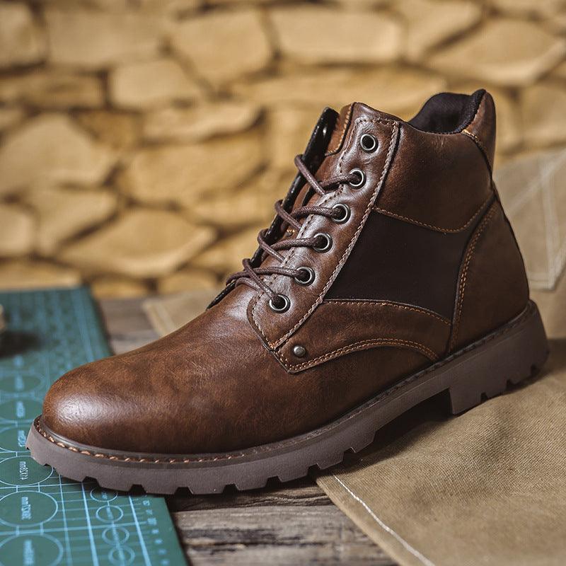 Martin Tooling British Style Ankle Boots - WOMONA.COM
